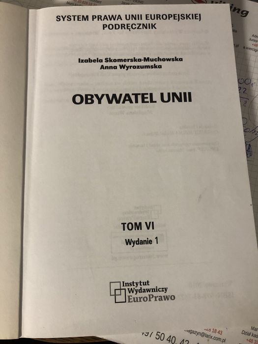 Obywatel  Unii tom vI