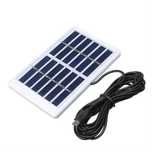 Painel solar 1.2w 6v mini usb monocristalino