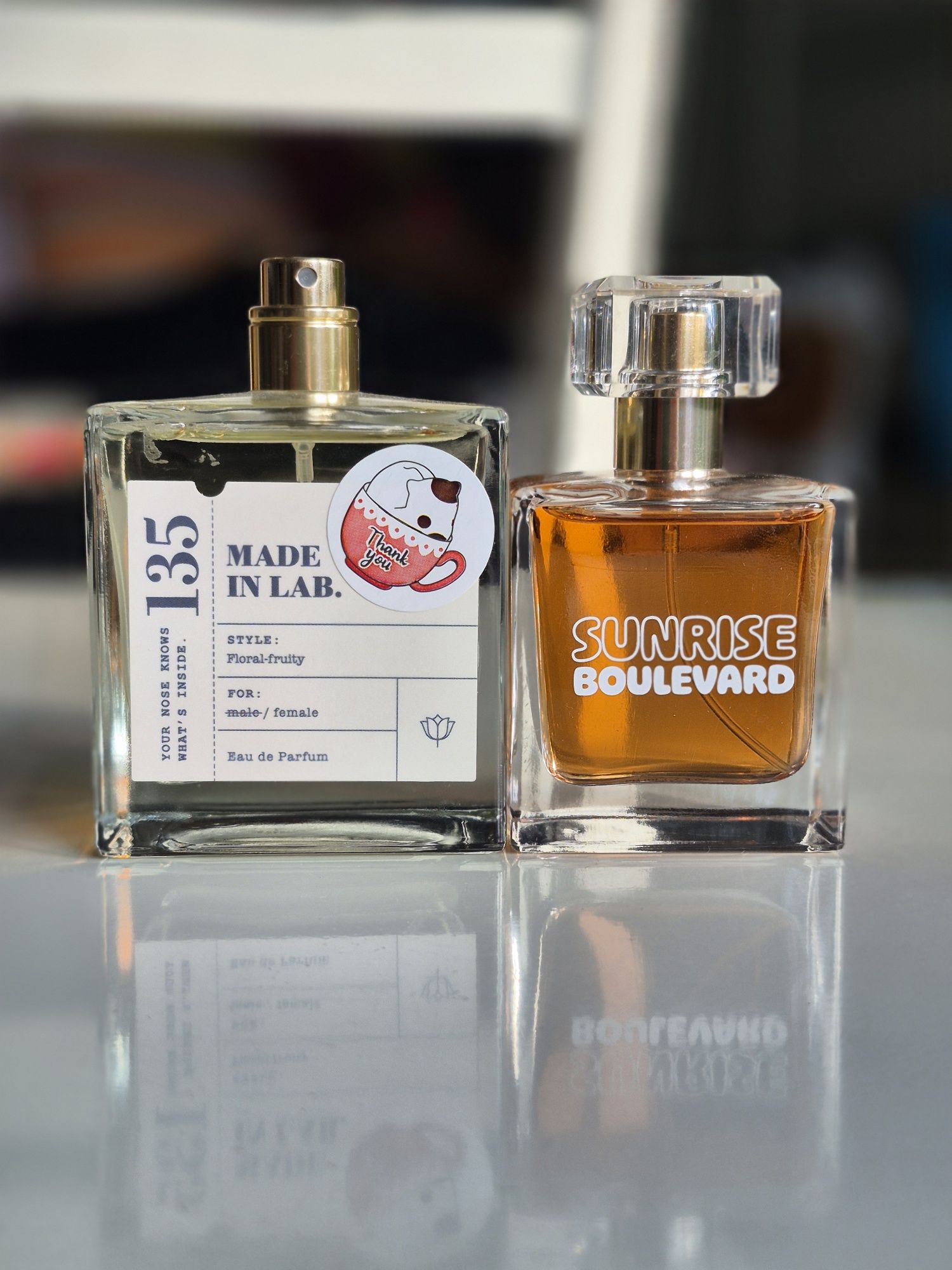 zestaw perfum made in lab