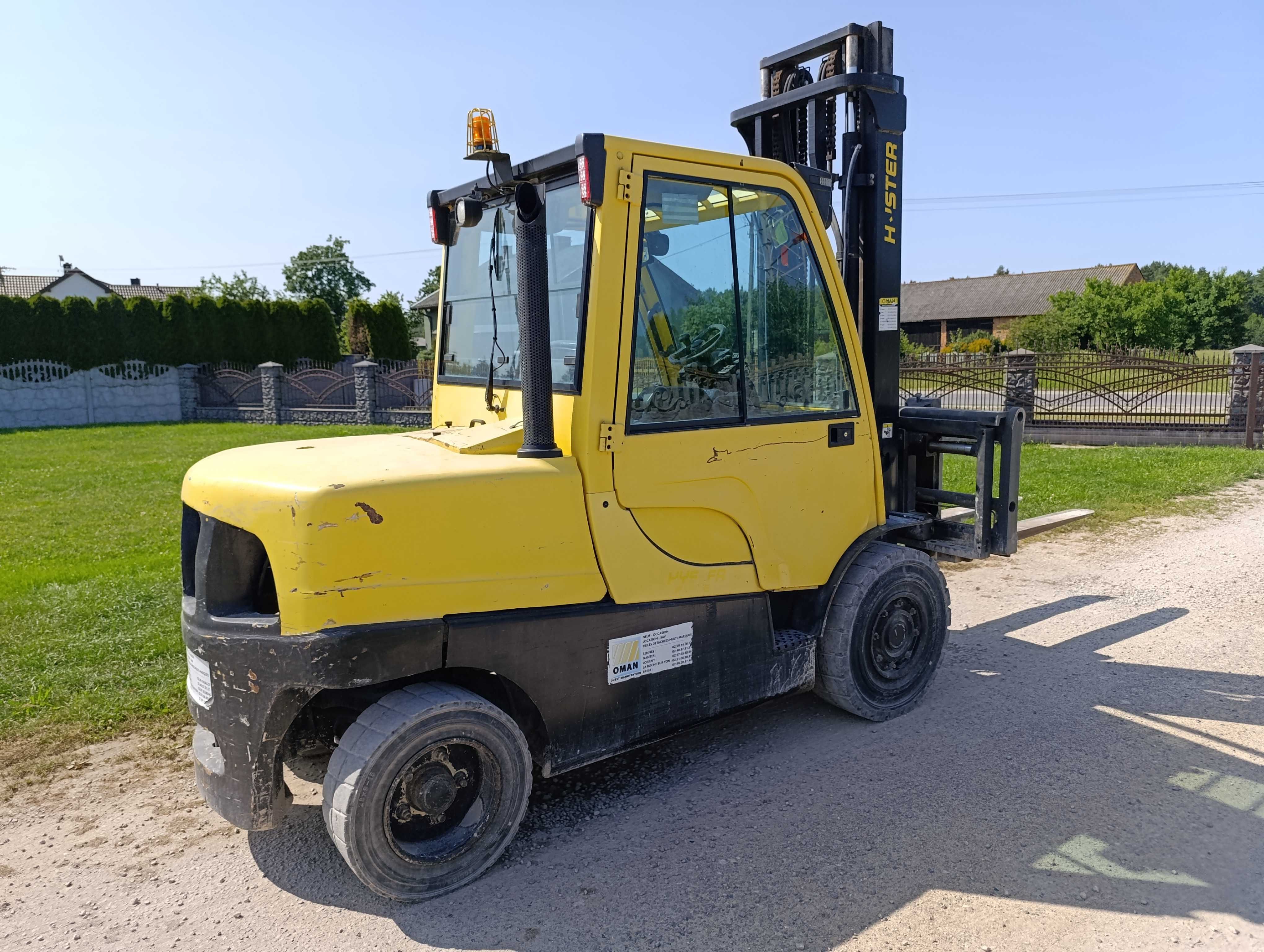 wózek widłowy  Hyster H4.5FT6  udźwig 4 tony diesel  SUPER STAN
