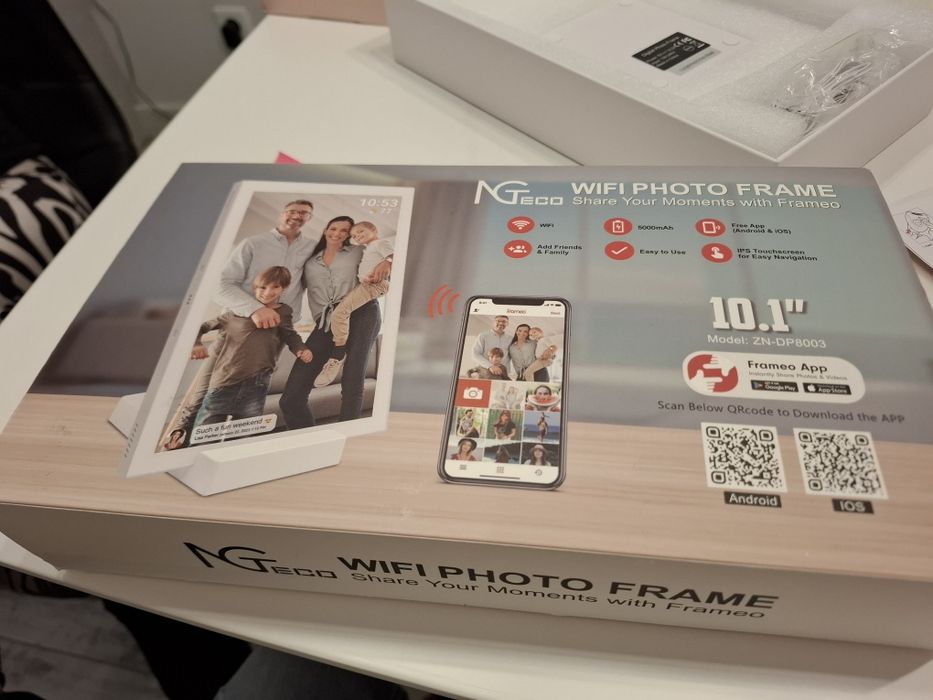 Ramka Cyfrowa FRAME 10.1".dotykowy ekran