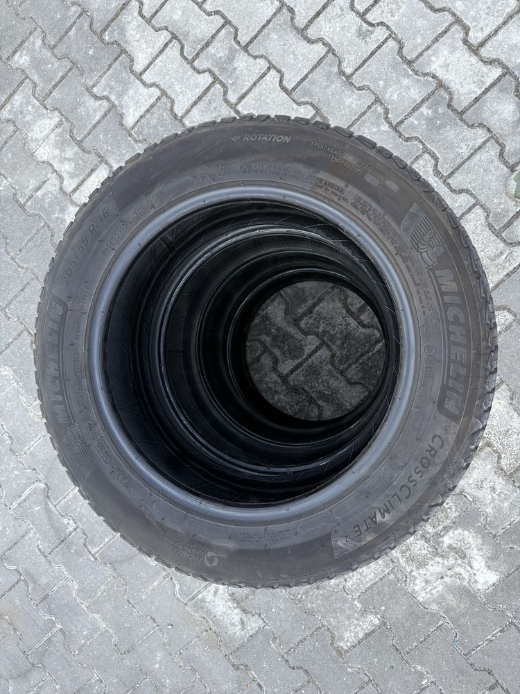 4 pneus 205/55 r16 semi novos