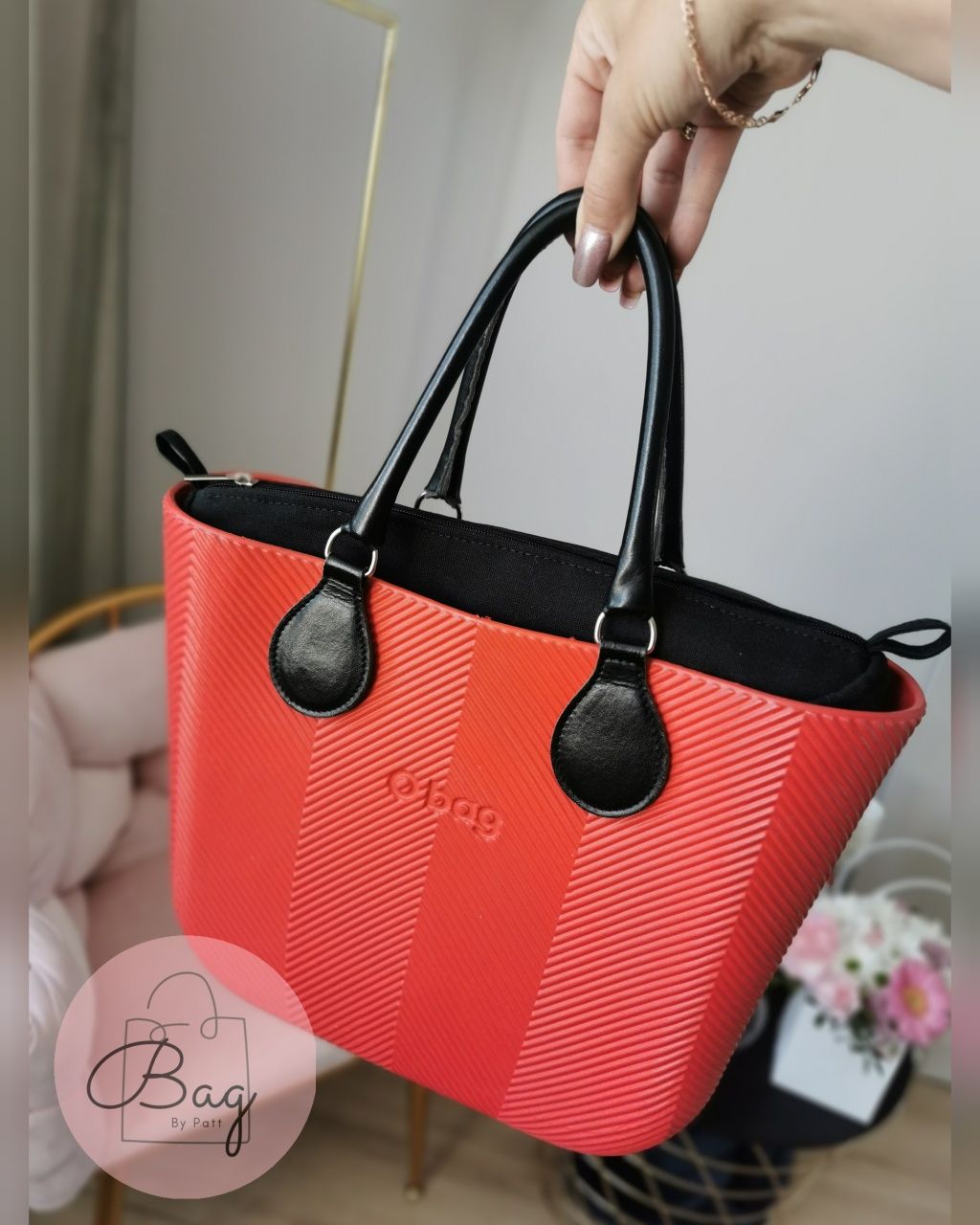 OBAG O BAG mini ROSSO jodelka spigata. Nowy zestaw by Patt