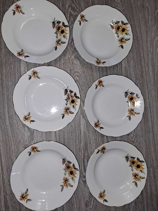 тарелки - 24 см Набор 6шт Фарфор Япония новые