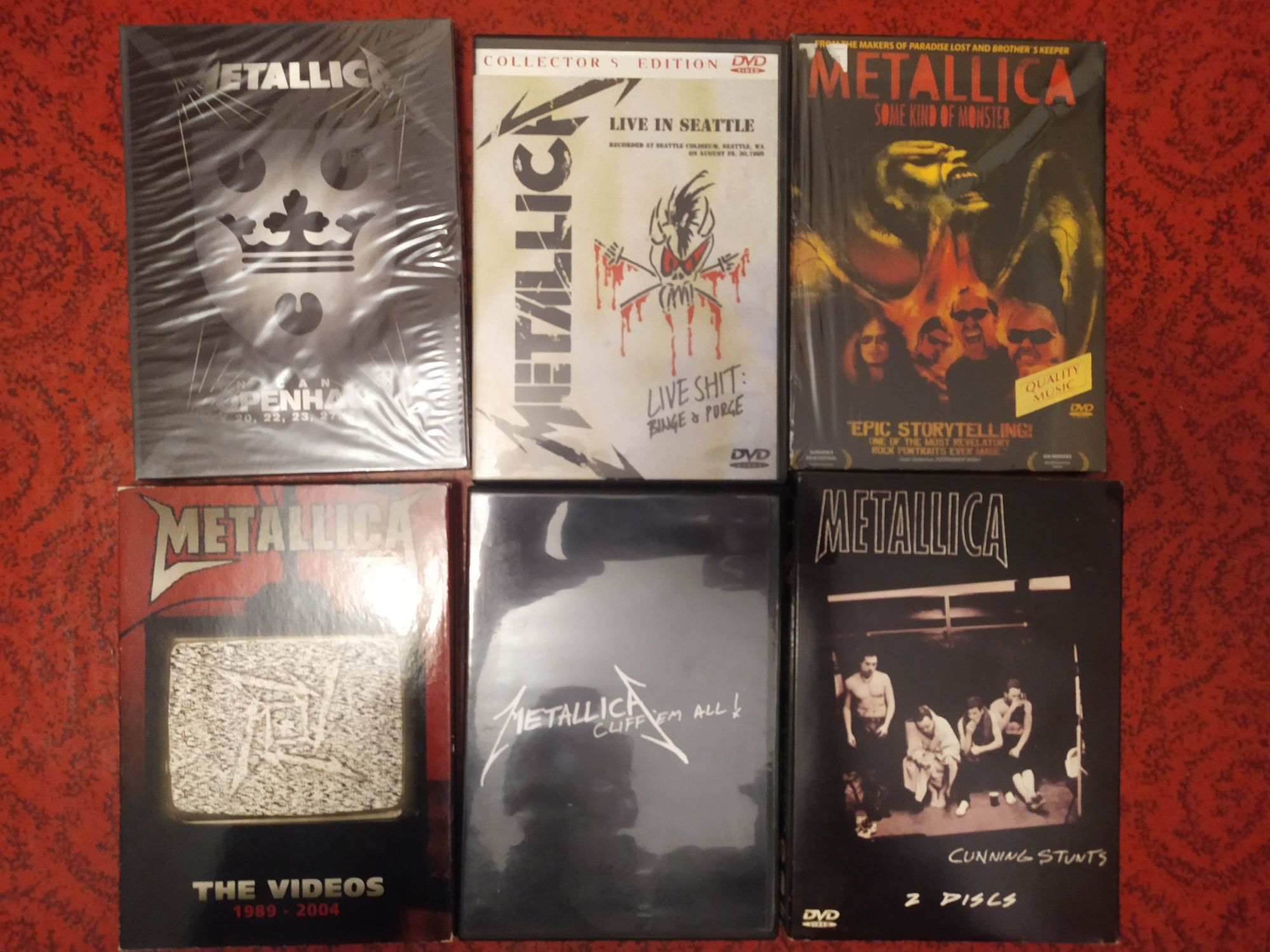 Диски DVD Metallica