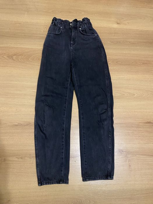 Джинси чорні mango