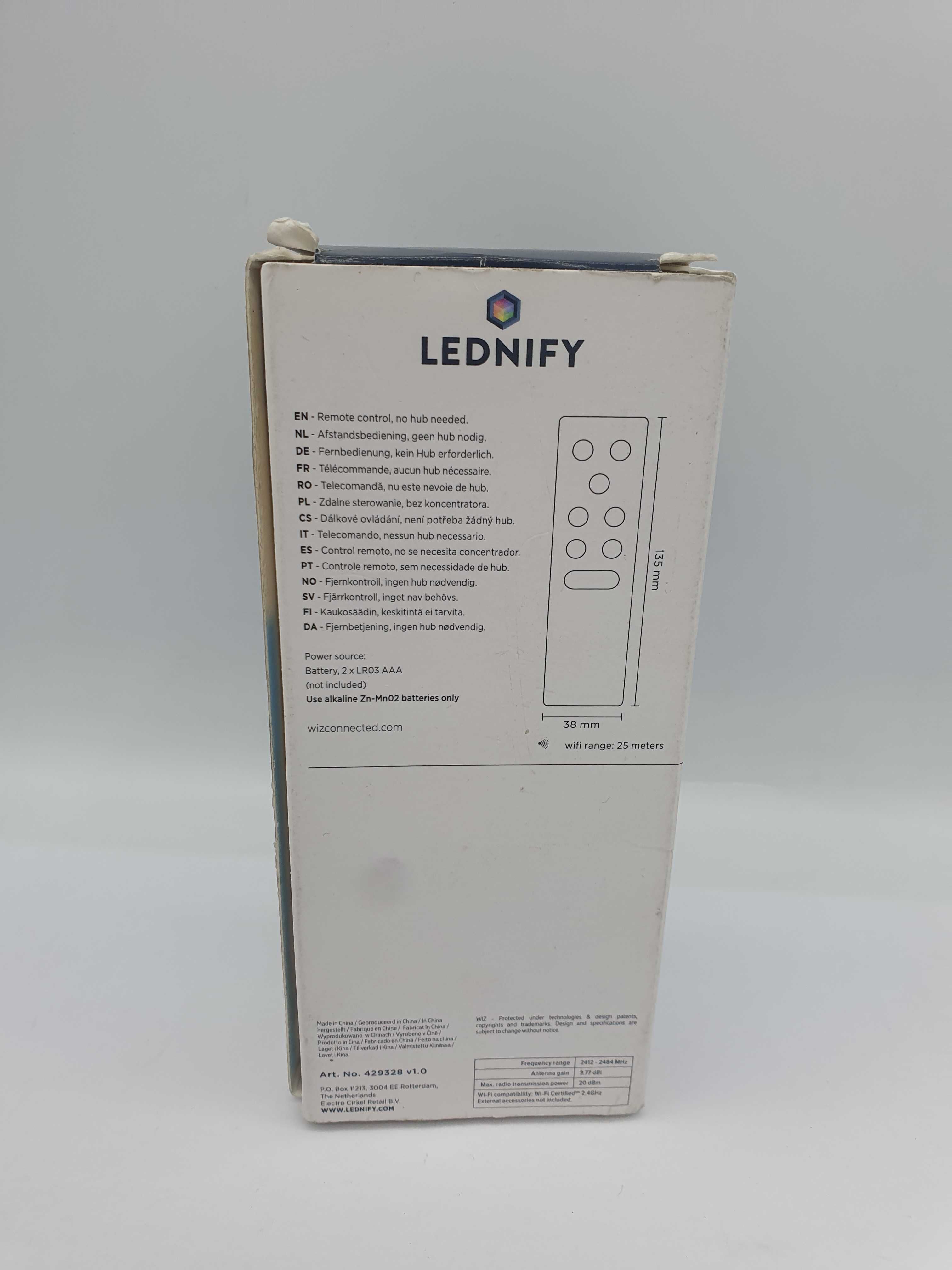 Pilot zdalnego sterowania Lednify