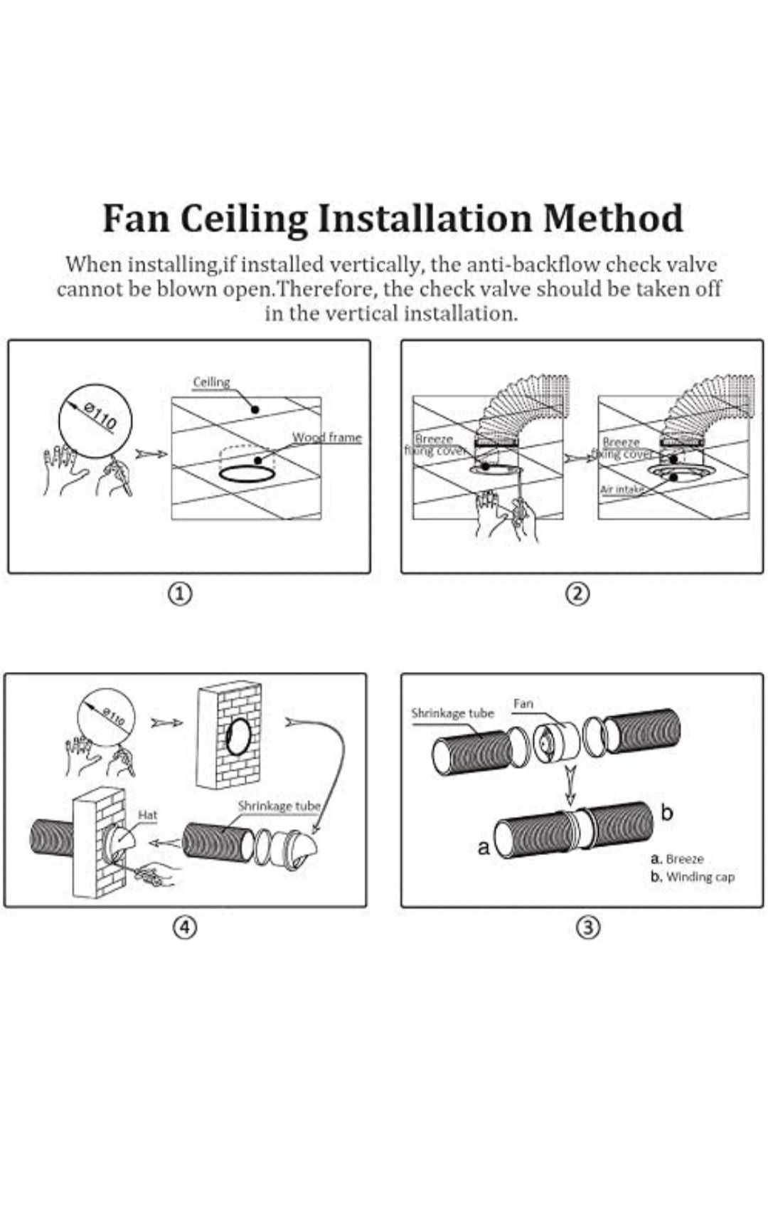 Ventilador em linha 150mm