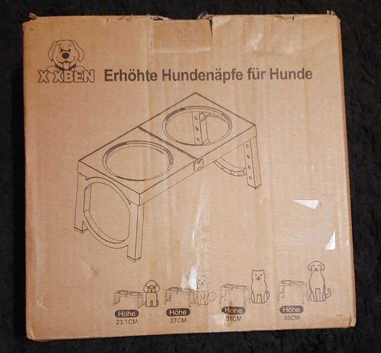 Podwyższona miska dla psów