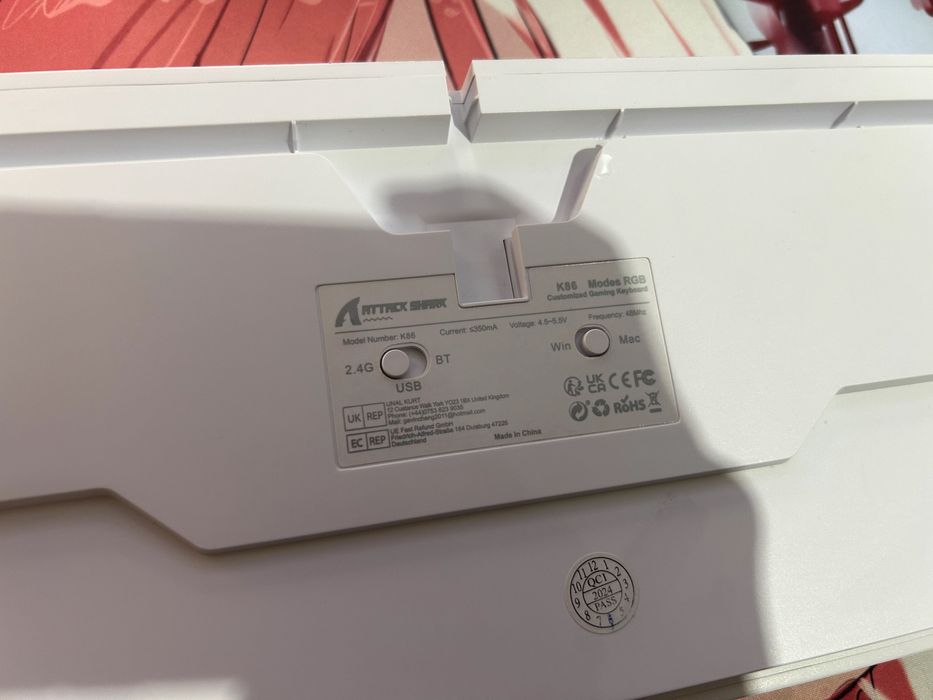 Клавіатура Attack Shark k86