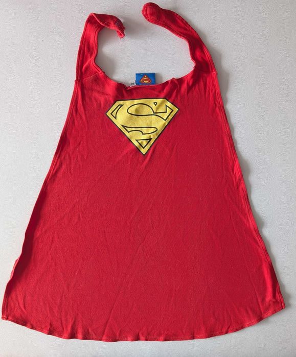 Capa super homem Carnaval 6 anos (116cm)