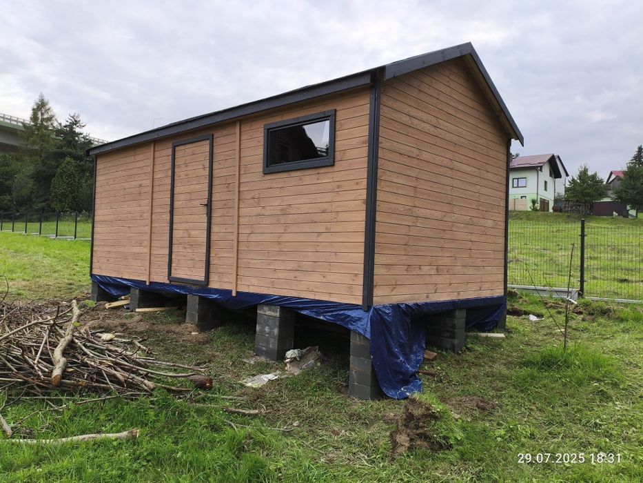 Domek ogrodowy STODOŁA nowoczesny KOMPLEKSOWO