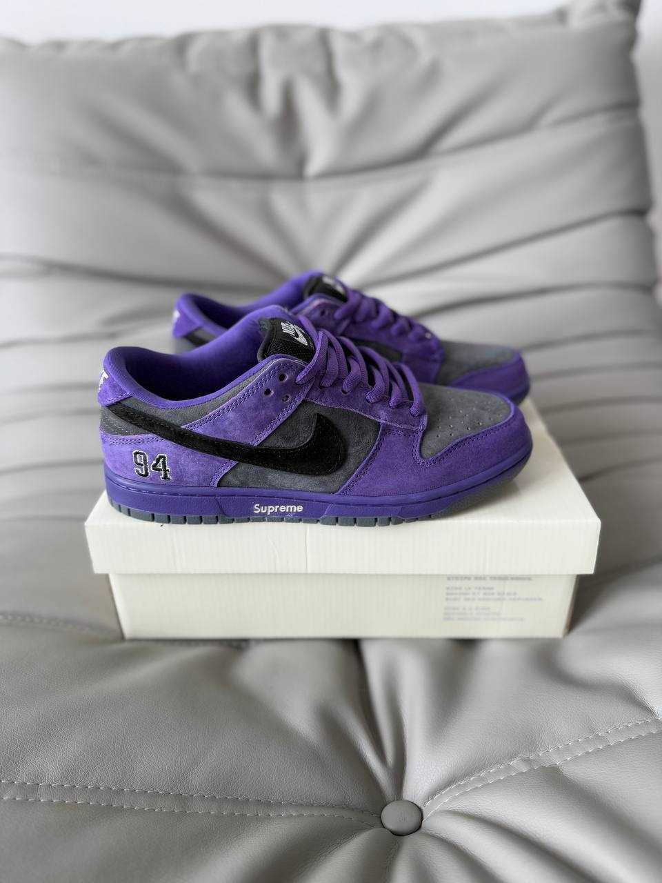 !SALE! Кросівки Nike SB Dunk Supreme Purple 37 38 39 40 41 42 43 44 45