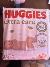 Підгузки huggies extra care 2