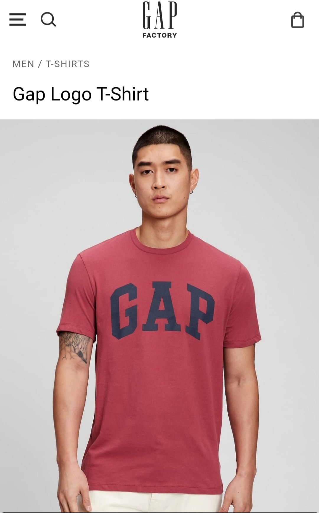 Подростковая котоновая футболка GAP на мальчика р.152 - 158 - 164 см