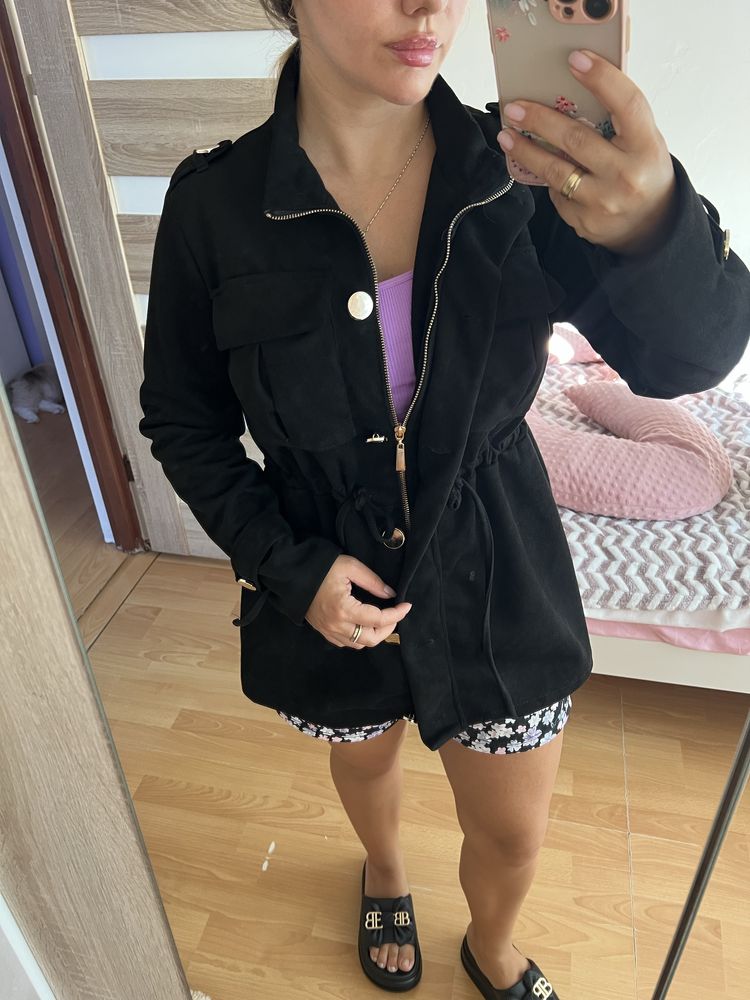 Czaena kurtka zamszowa