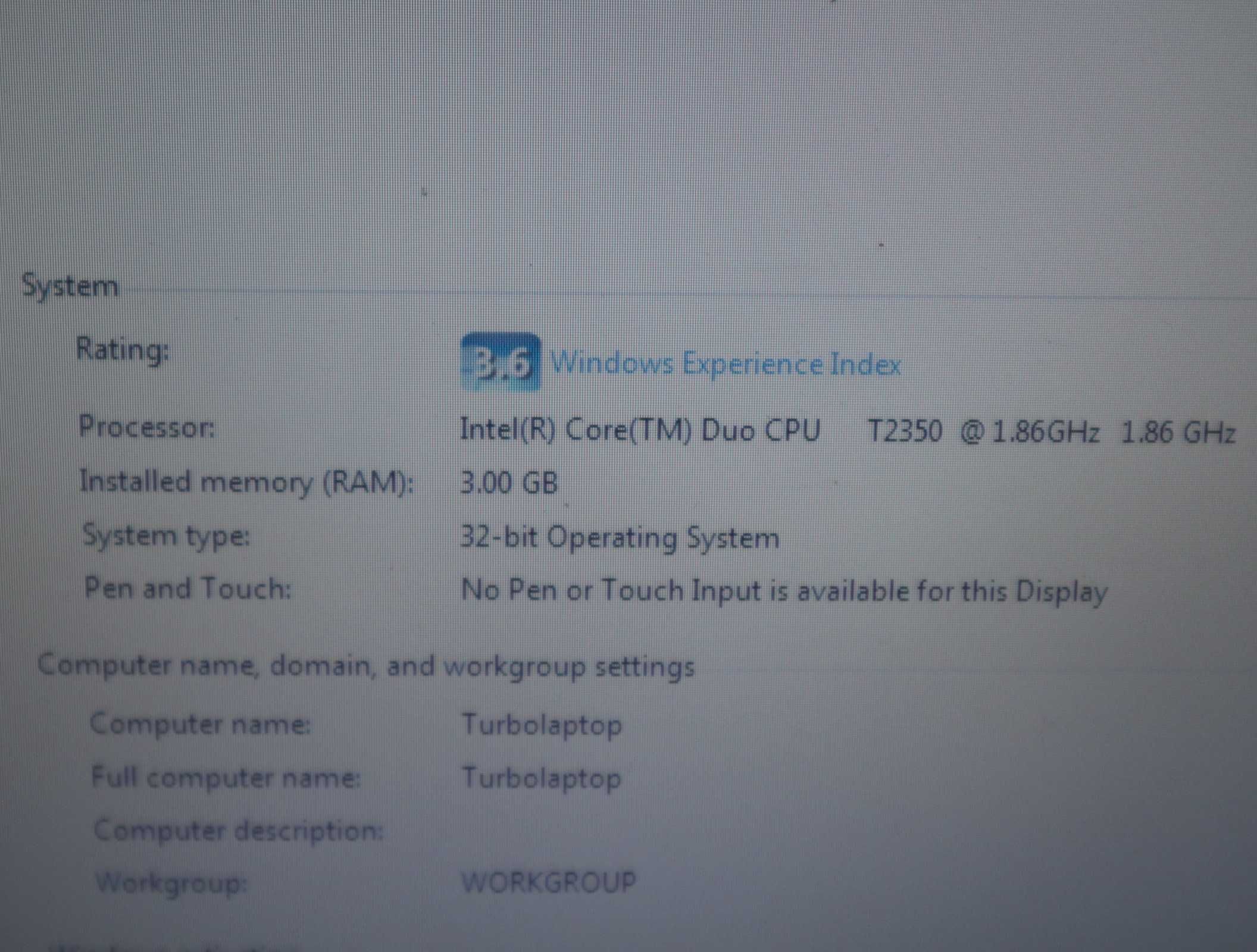 Laptop ASUS Z53J F3JR Core2duo 3GB RAM licencja Windows Vista