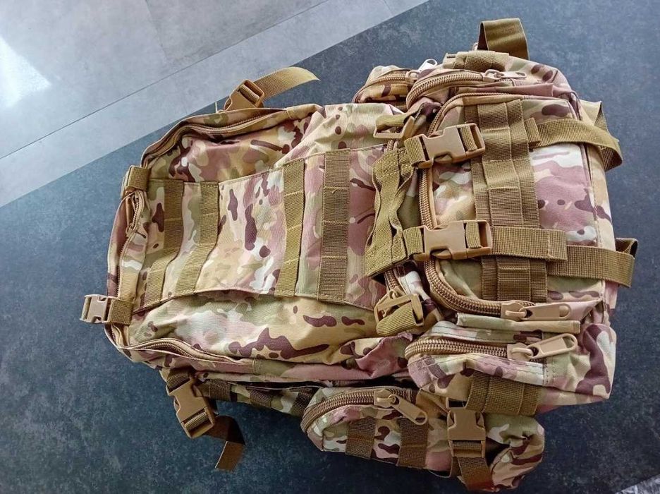 XXL Plecak Wojskowy Turystyczny Trekkingowy Sport Damski Męski +GRATIS