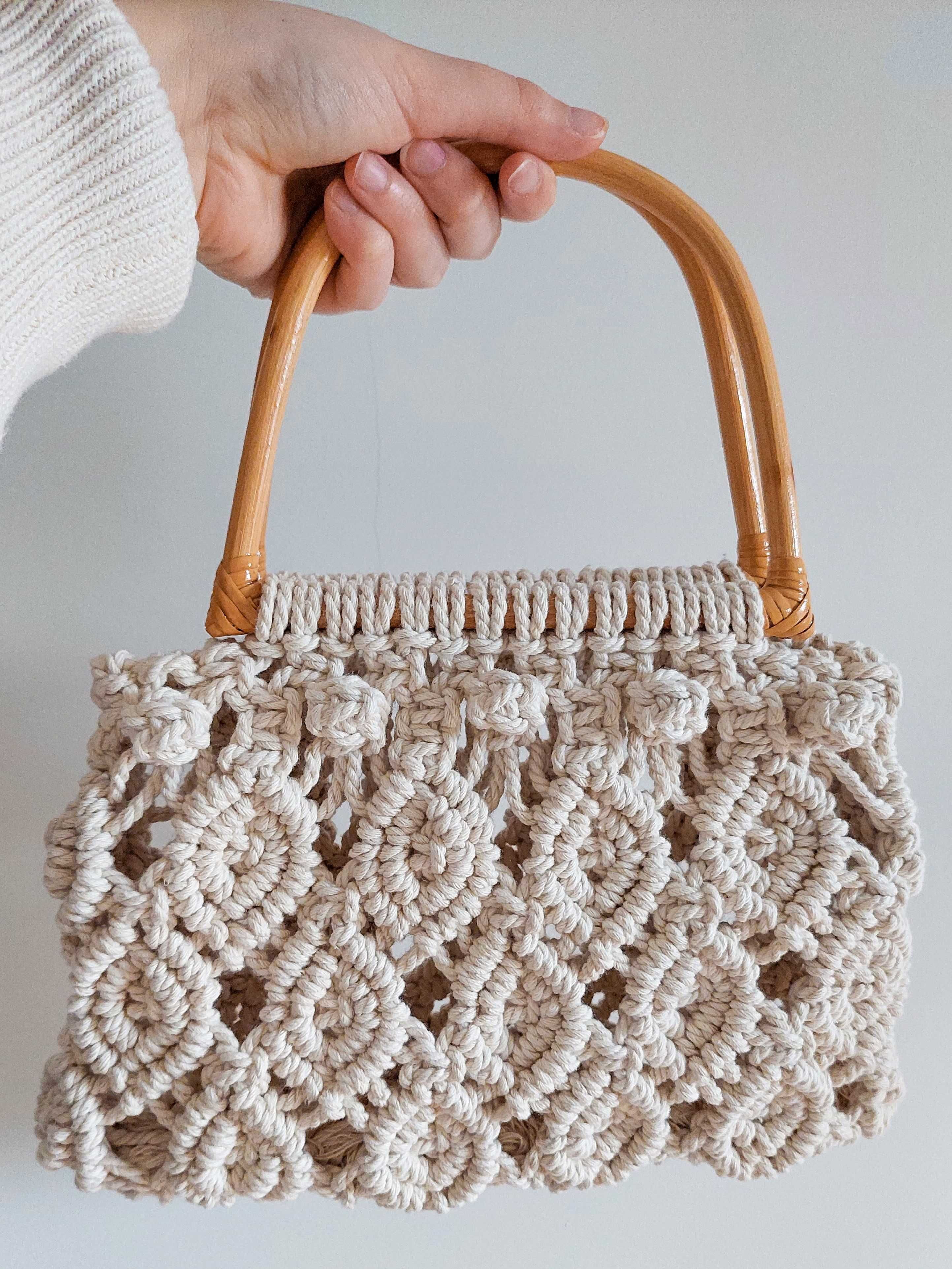 Bolsa Anaga em macramé | NOVO