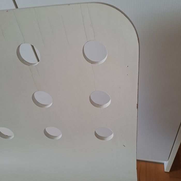 Krzesło do biurka dziecięce białe Ikea