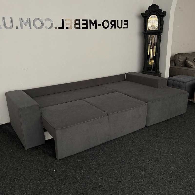 Новий розкладний диван єврокнижка з нішами для білизни
