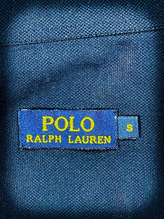 Nowa Stylowa Męska Granatowa Koszula «Ralph Lauren» z Bawełny / S