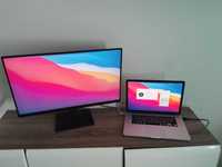 Macbook 15 Pro A1398 + Monitor 27" Nowa bateria