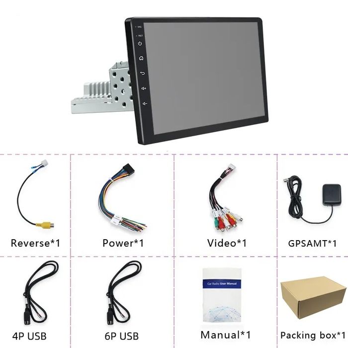 Автомагнітола магнітофон Android 13 2/32gb carpley Android avto