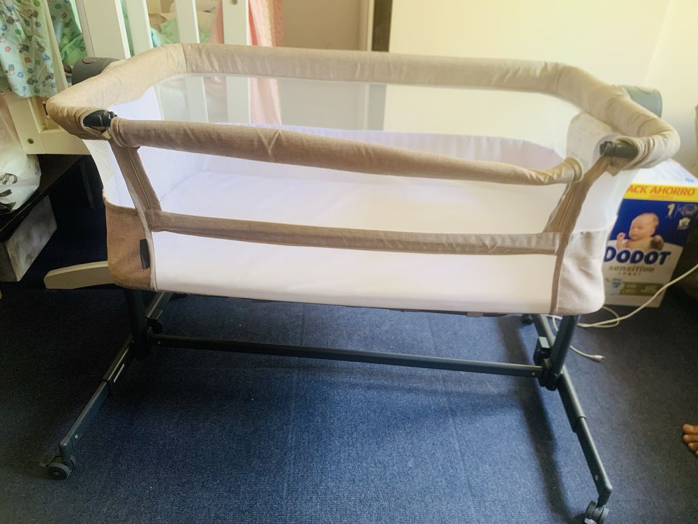 Baby bed next to me