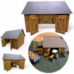 Model stodoły 1:43 – Idealny do dioram,  druku 3D