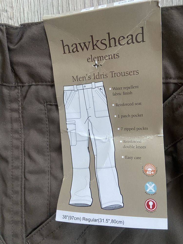 Трекинговые, тактические штаны карго Hawkshead W38 L32