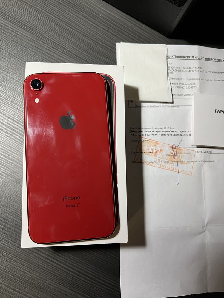 Iphone XR 128gb product red