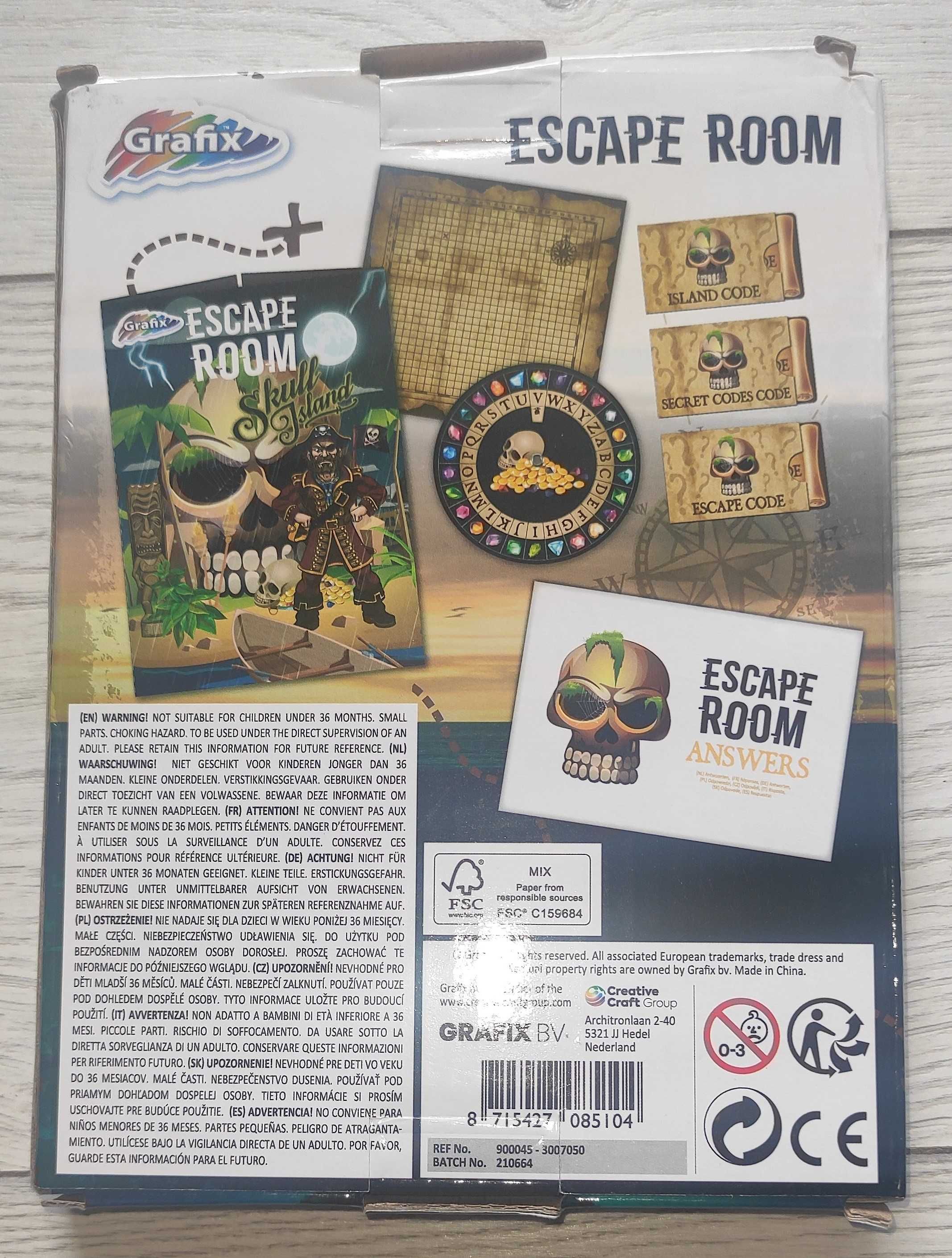 2 gry Escape Room: Escape from the Starline Express +  Skull Island