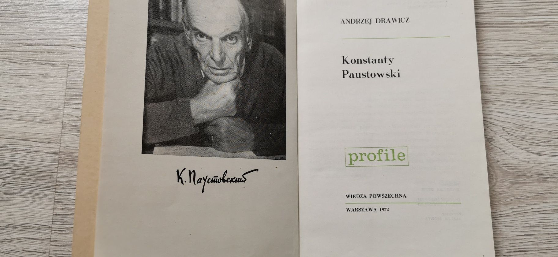 Konstanty Paustowski Andrzej Drawicz