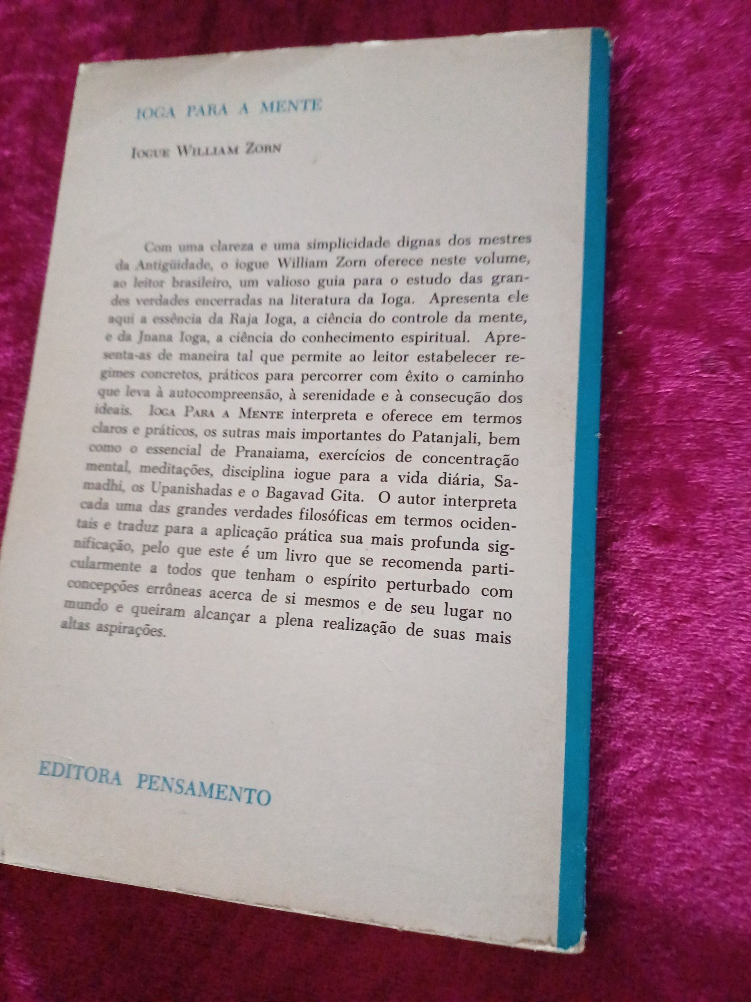 Livro Ioga para a Mente