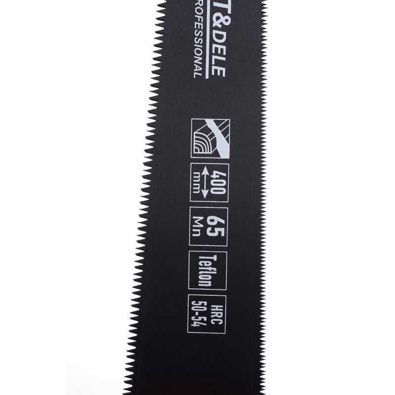 PIŁA RĘCZNA do DREWNA dwustronna stal 400mm antypoślizgowa kd10055