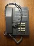 Telefone fixo preto