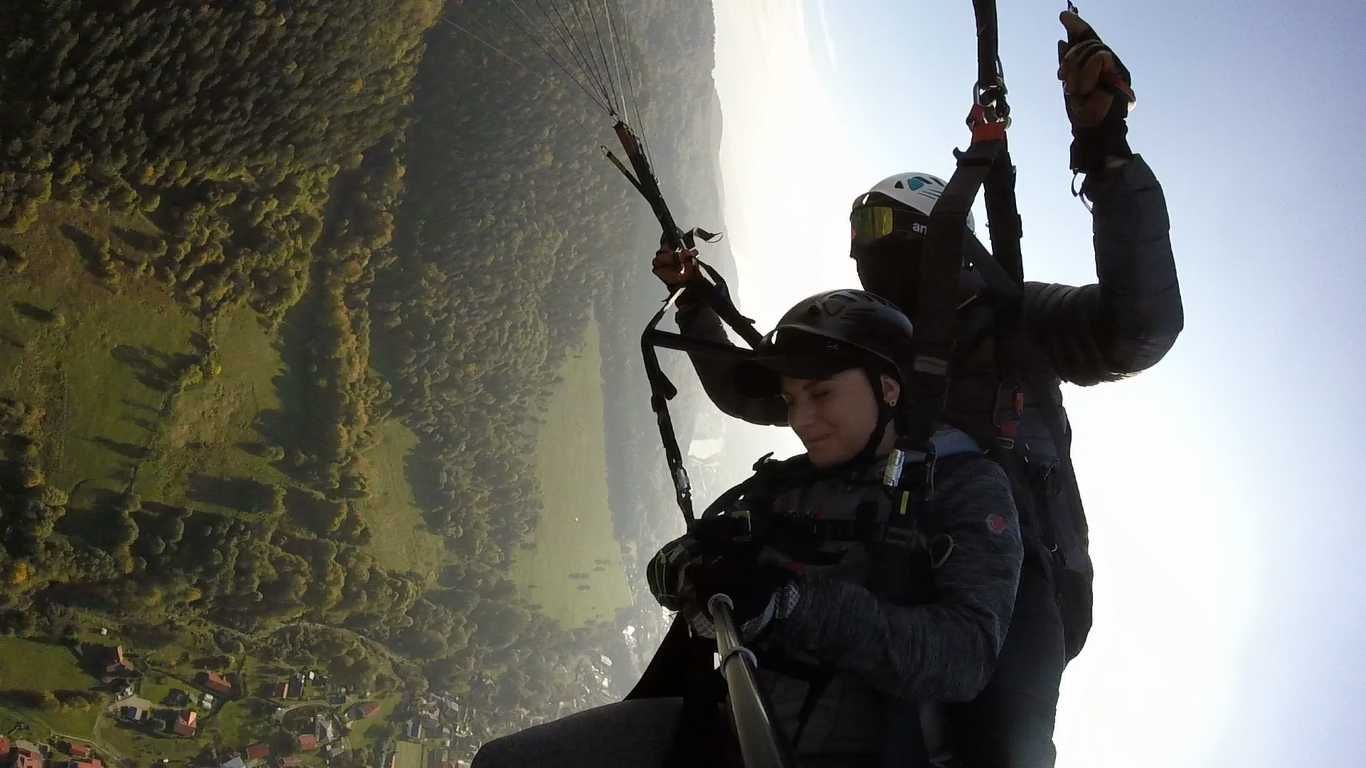 Lot paralotnią góra żar/skrzyczne