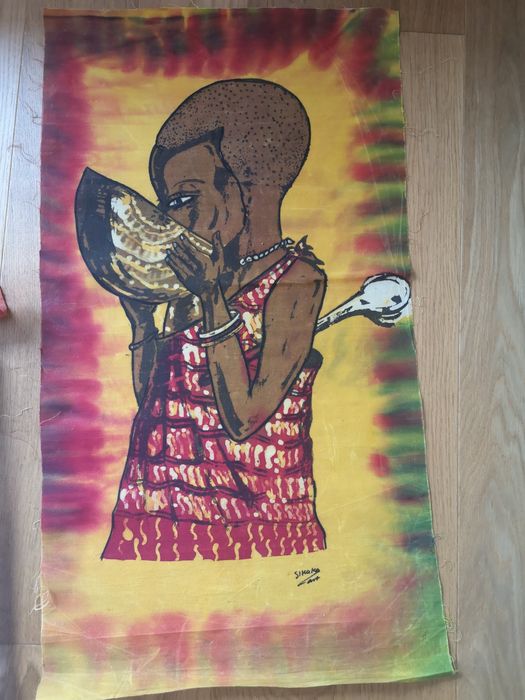 Batik obraz na płótnie