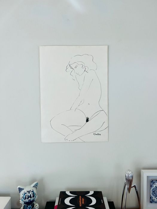 Francisco Simões - Desenho a tinta da china