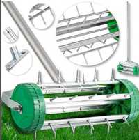 Aerator, wertykulator OBROTOWY WALCOWY trway murawy SOLID GARDEN 42 cm