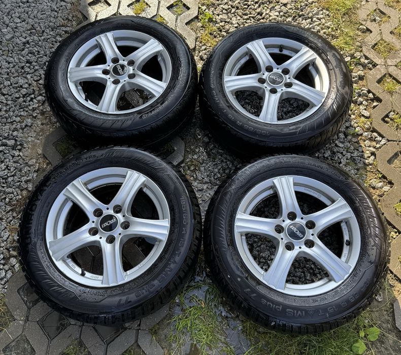 Felgi 5x112 195/65/15 opony zima VW golf Pasat Seat Leon Skoda Audi A4