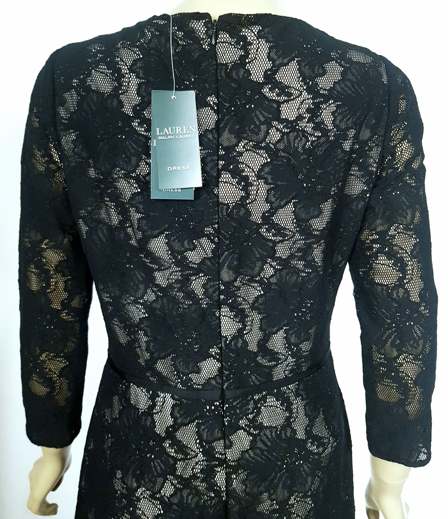 Lauren Ralph Lauren Jerri W Trim nowa damska sukienka rozmiar S