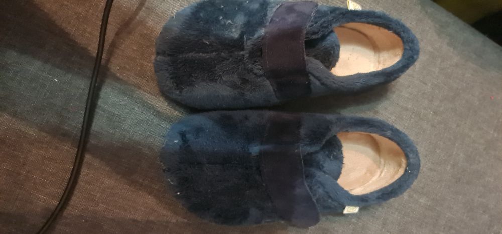 Pantufas Azuis Tamanho 30