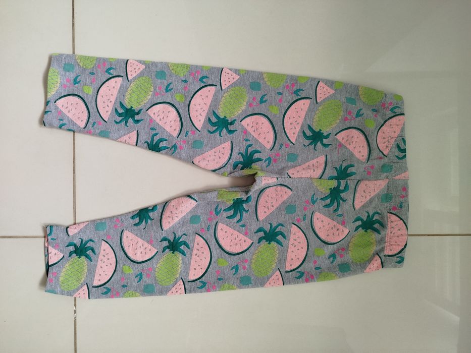 Legginsy getry kolarki dla dziewczynki rozmiar 122/128