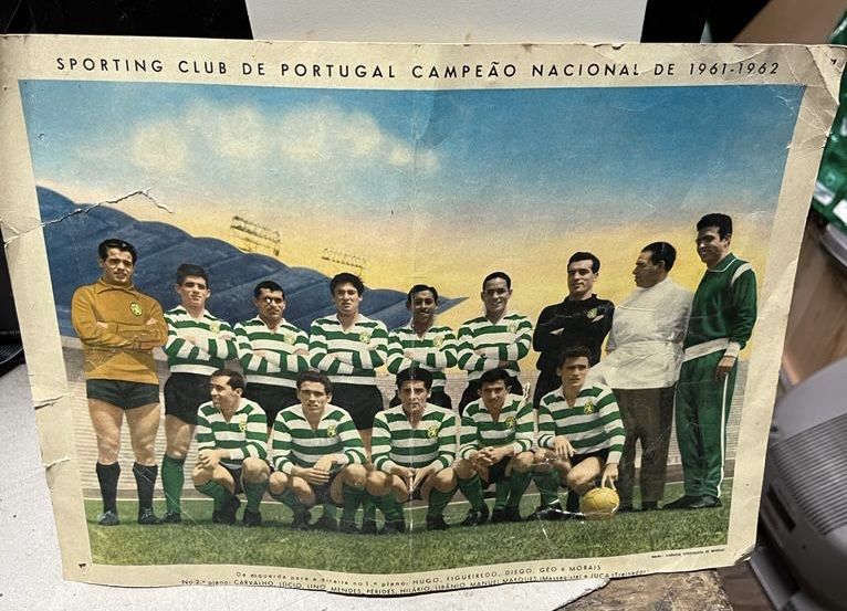 Foto SCP  campioes 61/62