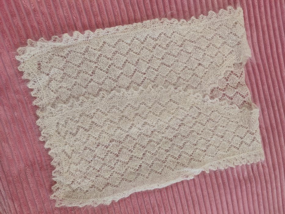 Ажурная пуховая желетка 48-50 р. Козий пух.