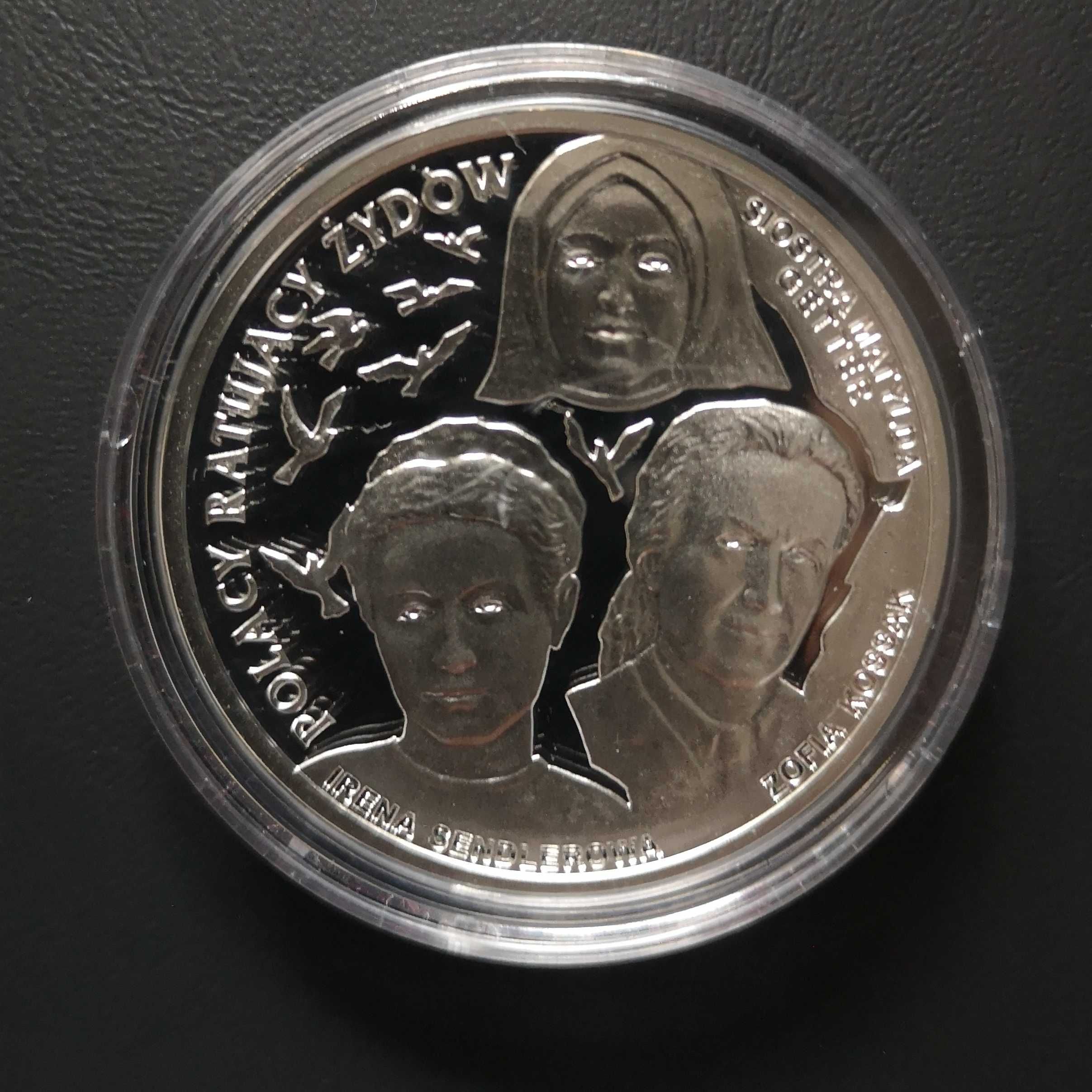 Moneta kolekcjonerska 20 zł 2009 r. Polacy ratujący Żydów