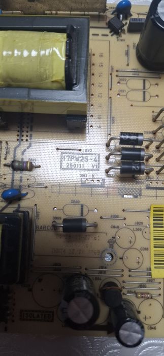 Placa da fonte vestel 17pw25-4