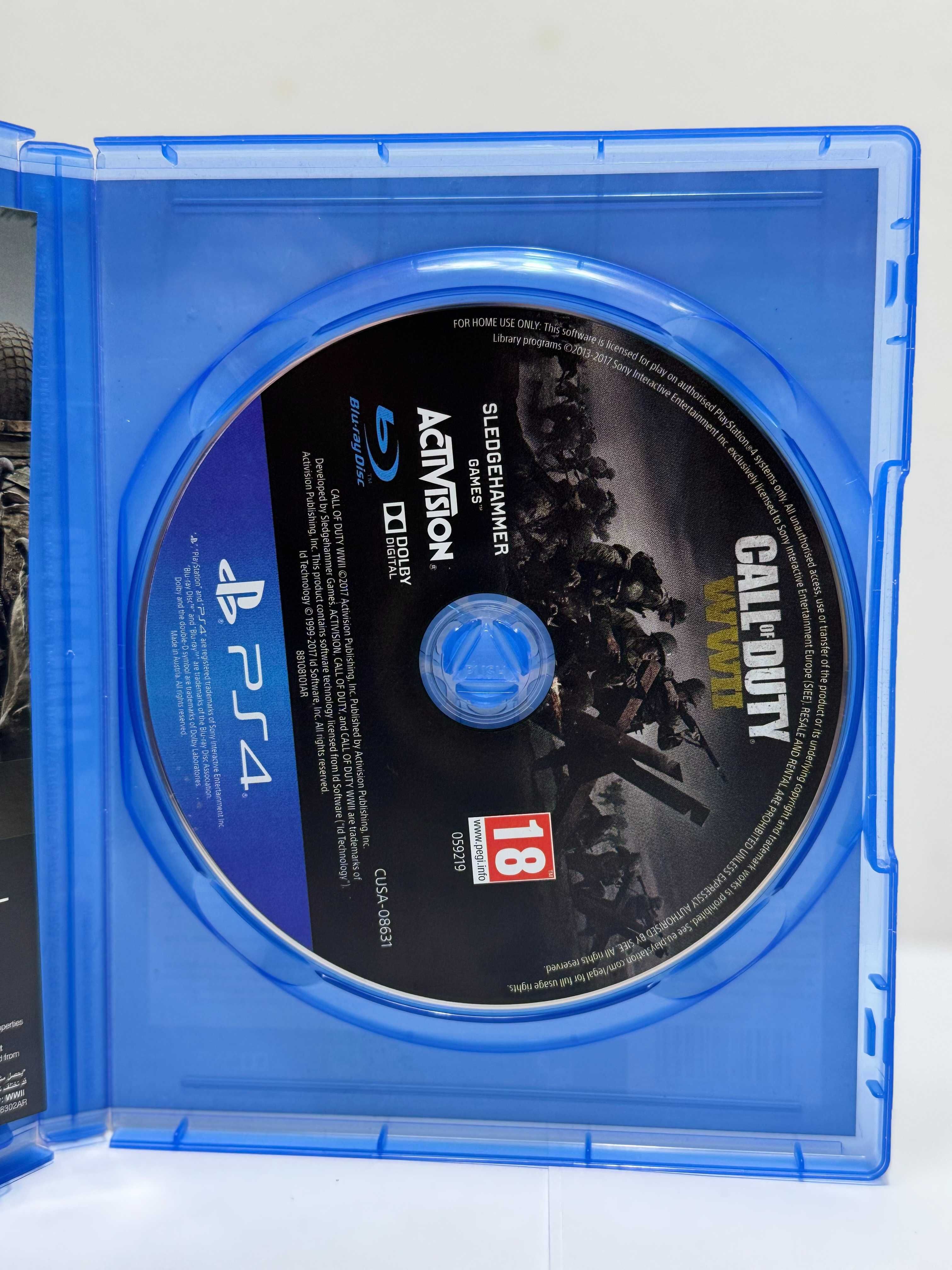 Gra Call of Duty WWII na PS4 Playstation 4, ENG wersja, bdb stan!